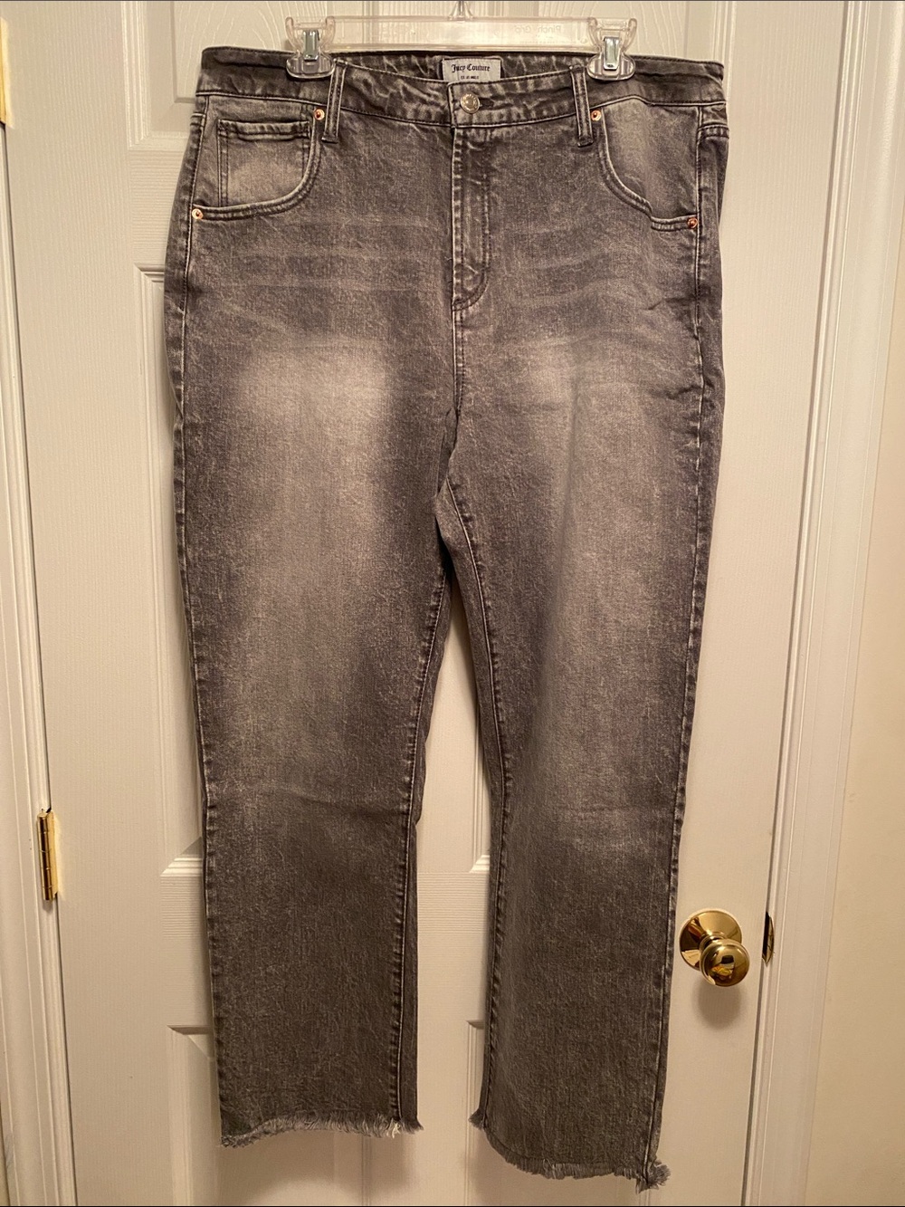 Juicy Couture Grey Marble Wash Jeans…size 16W